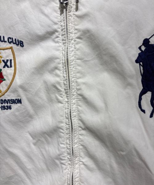 POLO RALPH LAUREN（ポロ・ラルフローレン）POLO RALPH LAUREN (ポロ・ラルフローレン) フーデッドジャケット ホワイト サイズ:Ｍの古着・服飾アイテム