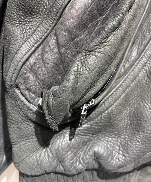 wilsons leather（ウィルソンズレザー）wilsons leather (ウィルソンズレザー) ライナー付きレザージャケット ブラック サイズ:Ｌの古着・服飾アイテム