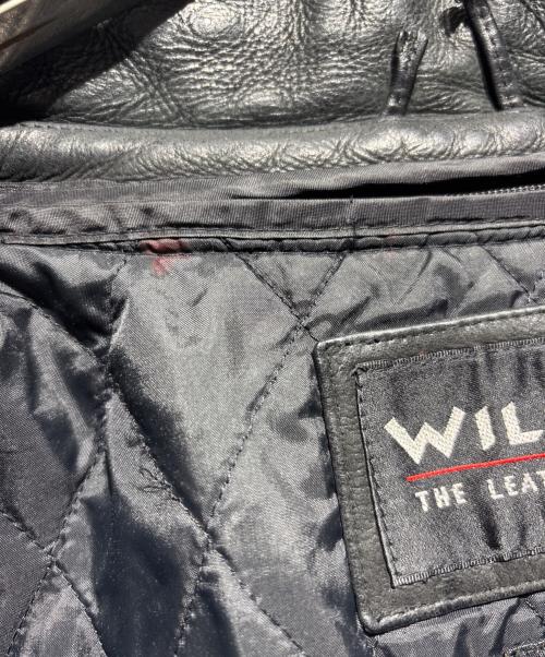 wilsons leather（ウィルソンズレザー）wilsons leather (ウィルソンズレザー) ライナー付きレザージャケット ブラック サイズ:Ｌの古着・服飾アイテム