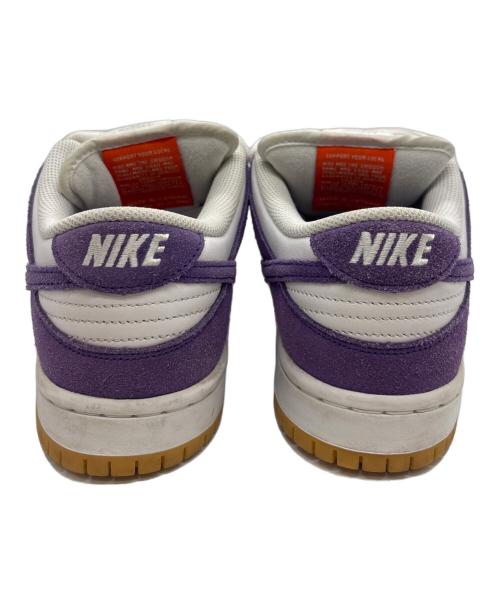 NIKE SB（ナイキエスビー）NIKE SB (ナイキエスビー) Nike SB Dunk Low Pro ISO Orange Label/ローカットスニーカー パープル×ホワイト サイズ:25.5の古着・服飾アイテム