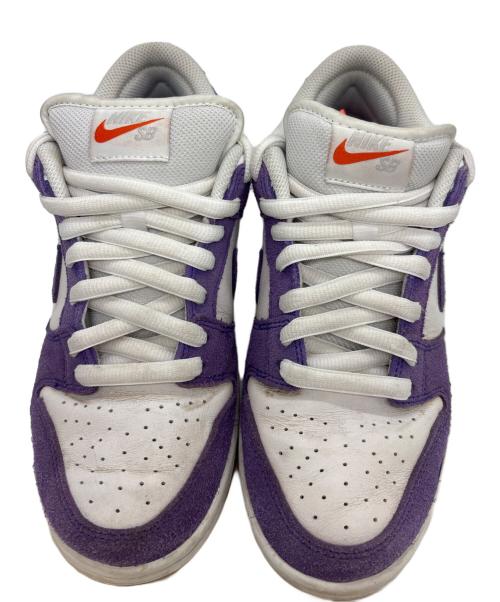 NIKE SB（ナイキエスビー）NIKE SB (ナイキエスビー) Nike SB Dunk Low Pro ISO Orange Label/ローカットスニーカー パープル×ホワイト サイズ:25.5の古着・服飾アイテム