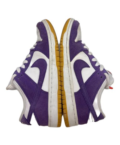 NIKE SB（ナイキエスビー）NIKE SB (ナイキエスビー) Nike SB Dunk Low Pro ISO Orange Label/ローカットスニーカー パープル×ホワイト サイズ:25.5の古着・服飾アイテム