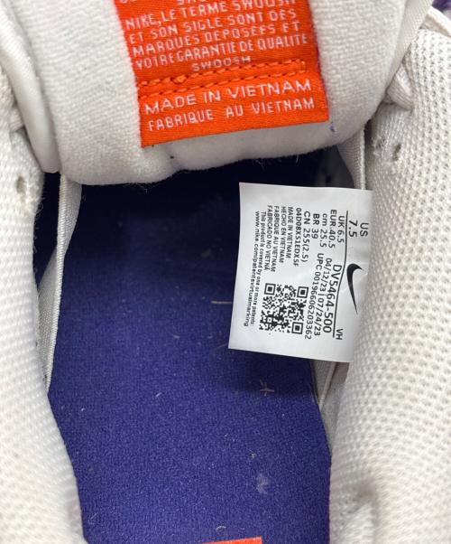 NIKE SB（ナイキエスビー）NIKE SB (ナイキエスビー) Nike SB Dunk Low Pro ISO Orange Label/ローカットスニーカー パープル×ホワイト サイズ:25.5の古着・服飾アイテム