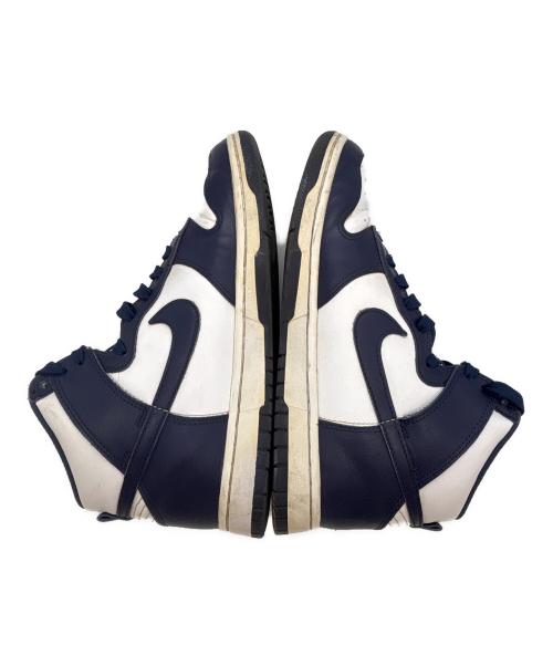 NIKE（ナイキ）NIKE (ナイキ) Nike Dunk High /ハイカットスニーカー ネイビー×ホワイト サイズ:25.5の古着・服飾アイテム