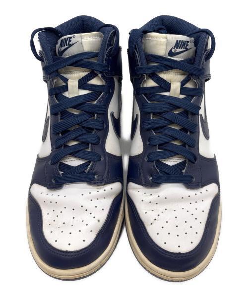 NIKE（ナイキ）NIKE (ナイキ) Nike Dunk High /ハイカットスニーカー ネイビー×ホワイト サイズ:25.5の古着・服飾アイテム