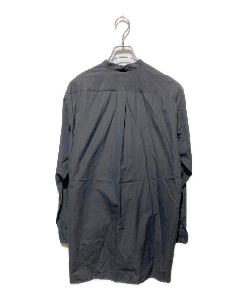 COMOLI（コモリ）COMOLI (コモリ) 19SS コットン バンドカラーシャツ グレー サイズ:1の古着・服飾アイテム