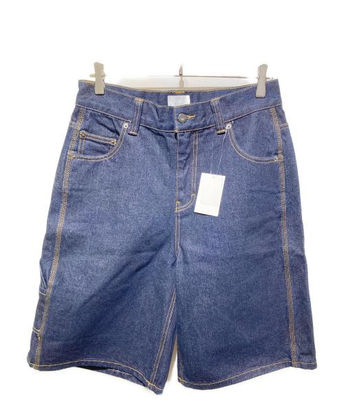 BLESSU（ブレスユー）BLESSU (ブレスユー) BU BAGGY DENIM SHORTS/デニムパンツ インディゴ サイズ:Ｍの古着・服飾アイテム