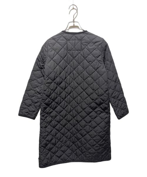 Traditional Weatherwear（トラディショナルウェザーウェア）Traditional Weatherwear (トラディショナルウェザーウェア) ノーカラーキルティングコート ブラック サイズ:32の古着・服飾アイテム