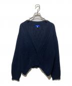 BLUE LABEL CRESTBRIDGEブルーレーベルクレストブリッジ）の古着「厚手カーディガン」｜ネイビー