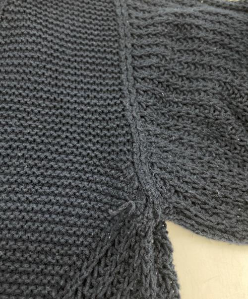 BLUE LABEL CRESTBRIDGE（ブルーレーベルクレストブリッジ）BLUE LABEL CRESTBRIDGE (ブルーレーベルクレストブリッジ) 厚手カーディガン ネイビー サイズ:38の古着・服飾アイテム