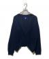 BLUE LABEL CRESTBRIDGE（ブルーレーベルクレストブリッジ）の古着「厚手カーディガン」｜ネイビー