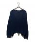 BLUE LABEL CRESTBRIDGE (ブルーレーベルクレストブリッジ) 厚手カーディガン ネイビー サイズ:38：5000円