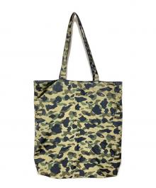 A BATHING APE（アベイシングエイプ）の古着「初期タグ 迷彩柄トートバッグ」｜カーキ