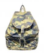 PORTER×A BATHING APEポーター×アベイシングエイプ）の古着「1st CAMO RUCKSACK」｜カーキ