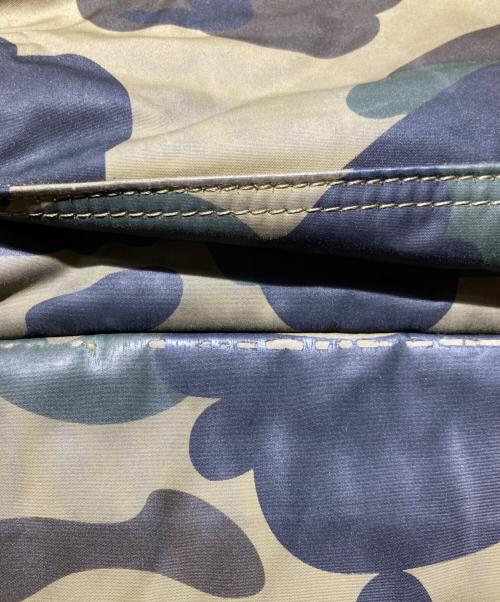 PORTER（ポーター）PORTER (ポーター) A BATHING APE (アベイシングエイプ) 1st CAMO RUCKSACK カーキの古着・服飾アイテム