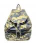 PORTER（ポーター）の古着「1st CAMO RUCKSACK」｜カーキ
