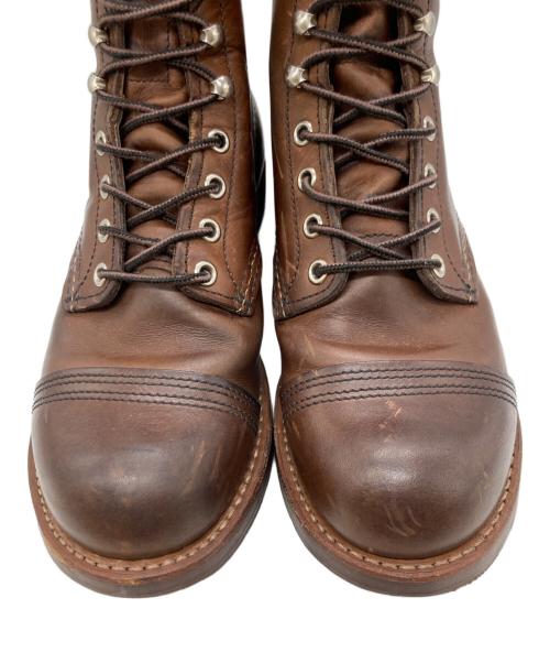 RED WING（レッドウィング）RED WING (レッドウィング) Iron Ranger ブラウン サイズ:UK6の古着・服飾アイテム