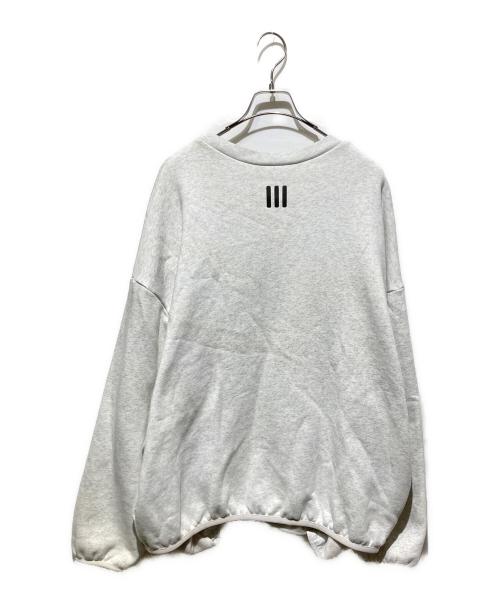 Fear Of God（フィア・オブ・ゴッド）Fear Of God (フィア・オブ・ゴッド) adidas (アディダス) THLETICS HEATHER FLEECE CREWNECK アイボリー サイズ:4XLの古着・服飾アイテム