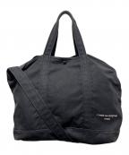 COMME des GARCONS HOMMEコムデギャルソン オム）の古着「コットンキャンバス 製品洗いトートバッグ」｜ブラック