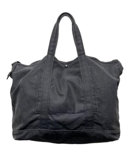 COMME des GARCONS HOMME（コムデギャルソン オム）COMME des GARCONS HOMME (コムデギャルソン オム) コットンキャンバス 製品洗いトートバッグ ブラックの古着・服飾アイテム