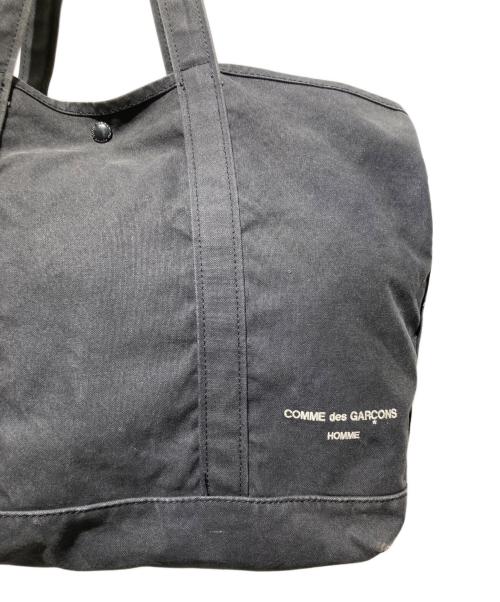 COMME des GARCONS HOMME（コムデギャルソン オム）COMME des GARCONS HOMME (コムデギャルソン オム) コットンキャンバス 製品洗いトートバッグ ブラックの古着・服飾アイテム