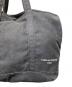 中古・古着 COMME des GARCONS HOMME (コムデギャルソン オム) コットンキャンバス 製品洗いトートバッグ ブラック：14000円