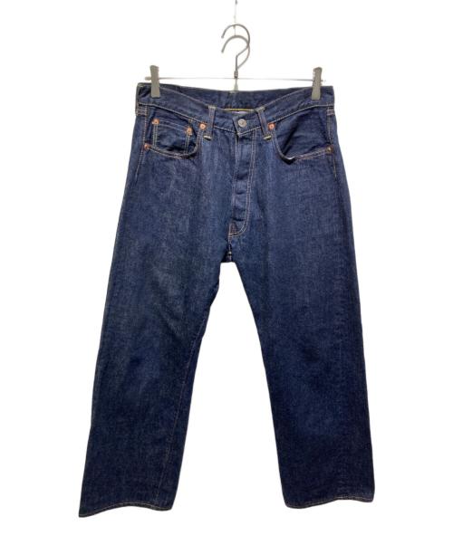 TCB jeans（ティーシービー ジーンズ）TCB JEANS (ティーシービー ジーンズ) ボタンフライデニムパンツ インディゴ サイズ:33の古着・服飾アイテム