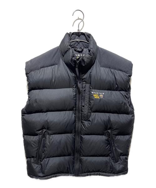 MOUNTAIN HARD WEAR（マウンテンハードウェア）MOUNTAIN HARD WEAR (マウンテンハードウェア) ダウンベスト ブラック サイズ:Ｍの古着・服飾アイテム