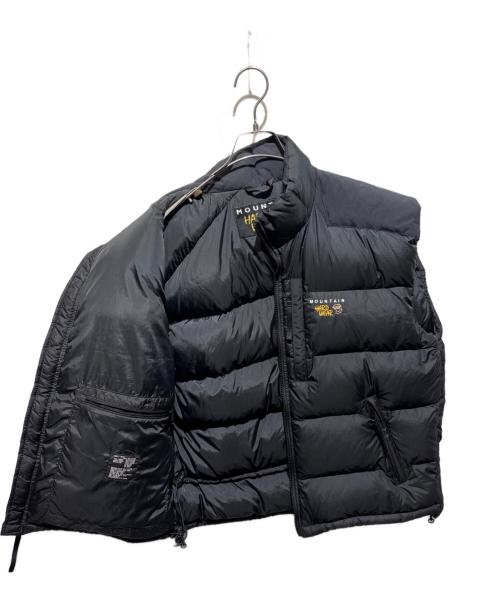 MOUNTAIN HARD WEAR（マウンテンハードウェア）MOUNTAIN HARD WEAR (マウンテンハードウェア) ダウンベスト ブラック サイズ:Ｍの古着・服飾アイテム