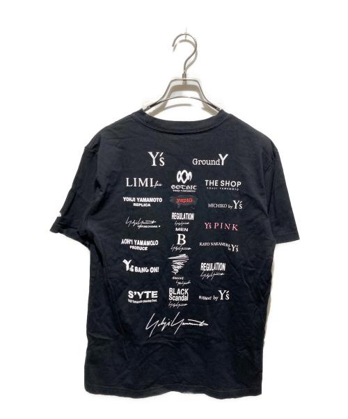 New Era（ニューエラ）New Era (ニューエラ) YOHJI YAMAMOTO (ヨウジヤマモト) コラボTシャツ ブラック サイズ:Ｌの古着・服飾アイテム