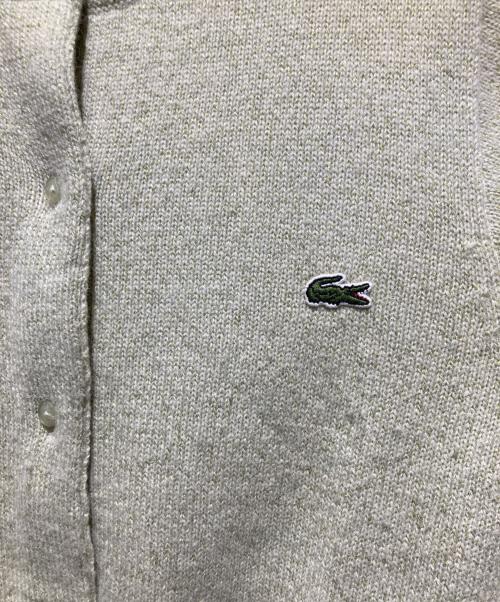LACOSTE（ラコステ）LACOSTE (ラコステ) Snidel (スナイデル) ラメニットカーディガン グリーン サイズ:36の古着・服飾アイテム