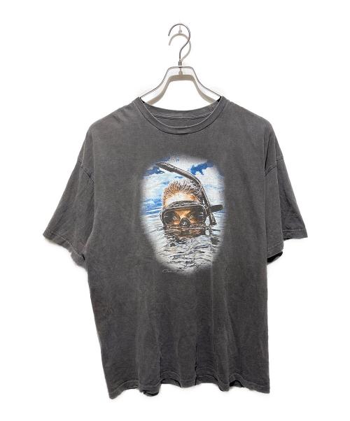 scott hawaii（スコットハワイ）scott hawaii (スコットハワイ) DESCENDANT (ディセンダント) ダイバーグラフィックプリントTシャツ ブラック サイズ:4の古着・服飾アイテム