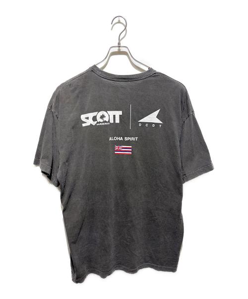 scott hawaii（スコットハワイ）scott hawaii (スコットハワイ) DESCENDANT (ディセンダント) ダイバーグラフィックプリントTシャツ ブラック サイズ:4の古着・服飾アイテム