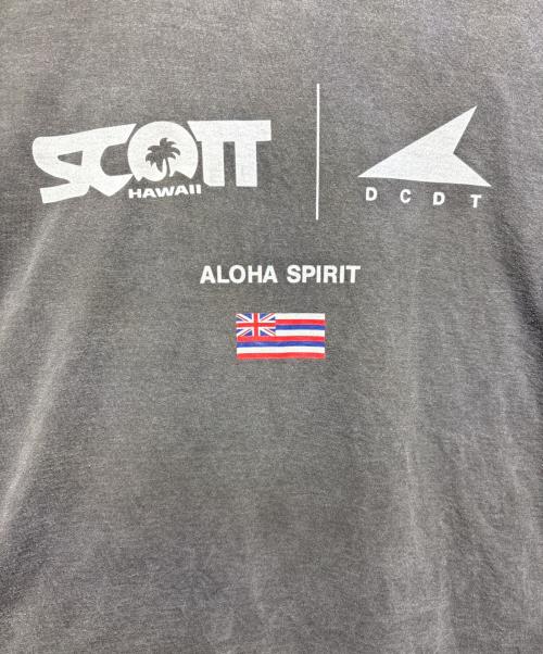 scott hawaii（スコットハワイ）scott hawaii (スコットハワイ) DESCENDANT (ディセンダント) ダイバーグラフィックプリントTシャツ ブラック サイズ:4の古着・服飾アイテム