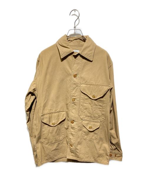 POST O'ALLS（ポストオーバーオールズ）POST O'ALLS (ポストオーバーオールズ) クルーザージャケット ブラウン サイズ:ＸＳの古着・服飾アイテム