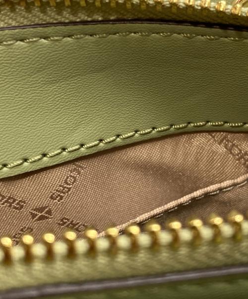 MICHAEL KORS（マイケルコース）MICHAEL KORS (マイケルコース) 2WAYショルダーバッグ ホワイト×グリーンの古着・服飾アイテム