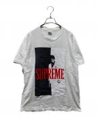 SUPREME×SCARFACEシュプリーム×スカーフェイス）の古着「Split Tee」｜ホワイト