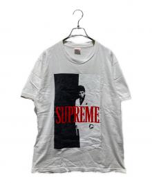 SUPREME×SCARFACE（シュプリーム×スカーフェイス）の古着「Split Tee」｜ホワイト