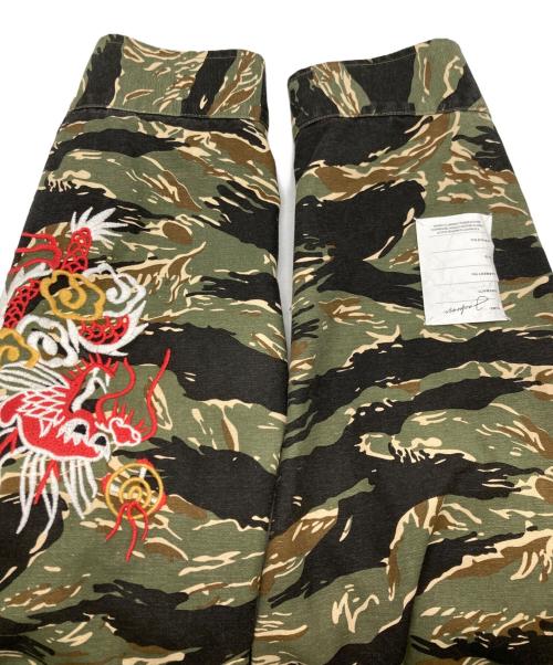 JACKROSE（ジャックローズ）JACKROSE (ジャックローズ) カモ柄ベトジャン グリーン×ブラック サイズ:Ｍの古着・服飾アイテム