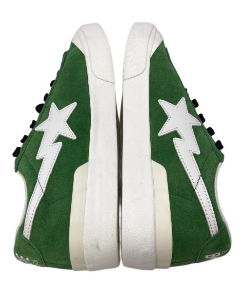BAPESTA（ベイプスタ）BAPESTA (ベイプスタ) MAD STA ローカットスニーカー グリーン サイズ:27.5の古着・服飾アイテム