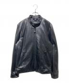 AVIREXアヴィレックス）の古着「COMFORTABLE SINGLE RIDERS JACKET」｜ブラック