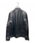 AVIREX (アヴィレックス) COMFORTABLE SINGLE RIDERS JACKET ブラック サイズ:Ｌ：20000円
