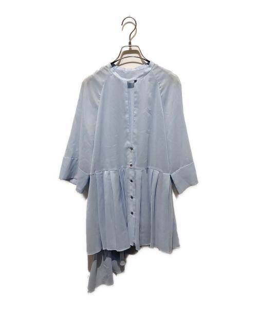 ADORE（アドーア）ADORE (アドーア) ハイツイストビエラブラウス ブルー サイズ:38の古着・服飾アイテム