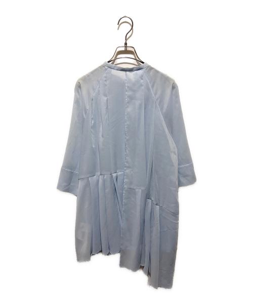 ADORE（アドーア）ADORE (アドーア) ハイツイストビエラブラウス ブルー サイズ:38の古着・服飾アイテム