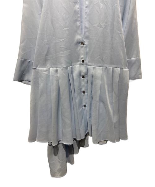 ADORE（アドーア）ADORE (アドーア) ハイツイストビエラブラウス ブルー サイズ:38の古着・服飾アイテム
