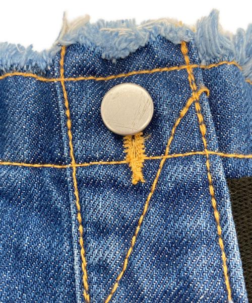 PAMEO POSE（パメオポーズ）PAMEO POSE (パメオポーズ) Belted Denim SK ブルー サイズ:Fの古着・服飾アイテム