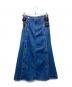 PAMEO POSE（パメオポーズ）の古着「Belted Denim SK」｜ブルー