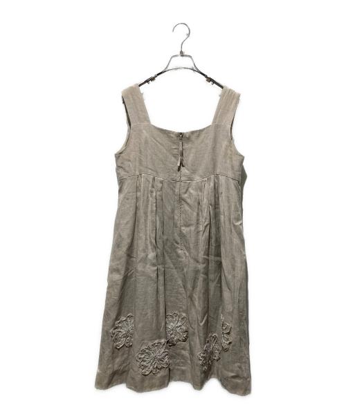 FOXEY（フォクシー）FOXEY (フォクシー) リネンワンピース ベージュ サイズ:42の古着・服飾アイテム