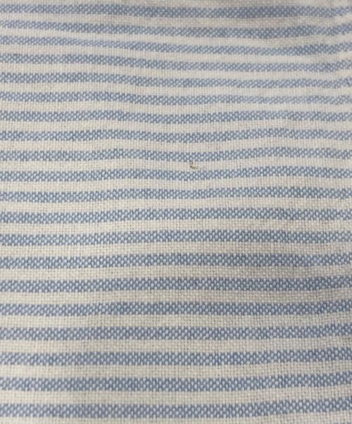 MARKA（マーカ）MARKA (マーカ) WORK SHIRT S/S ORGANIC COTTON OXFORD STRIPE ブルー サイズ:１の古着・服飾アイテム
