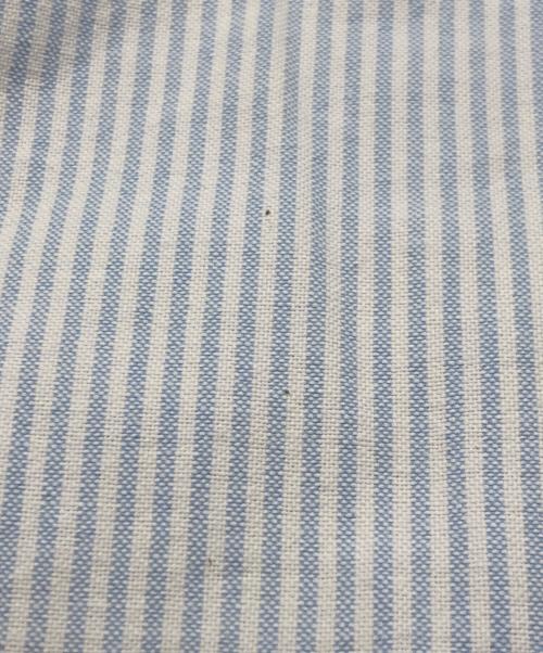 MARKA（マーカ）MARKA (マーカ) WORK SHIRT S/S ORGANIC COTTON OXFORD STRIPE ブルー サイズ:１の古着・服飾アイテム